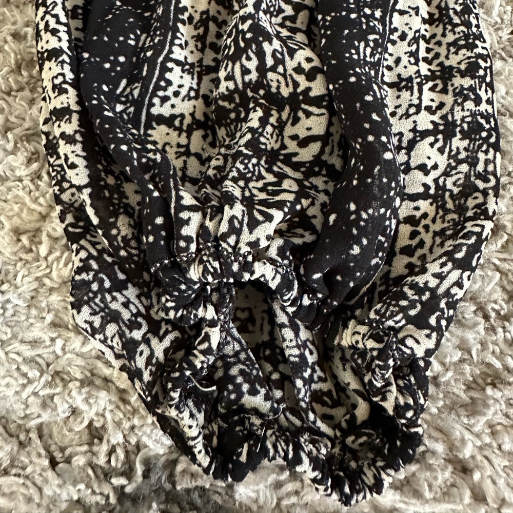 Max Studio Black Patterned Dress - Picture 4 of 6